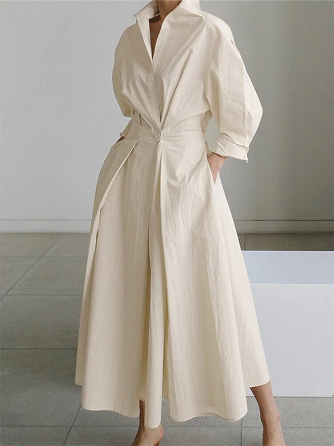Rylie | Vintage Elegance Midi Dress for Women