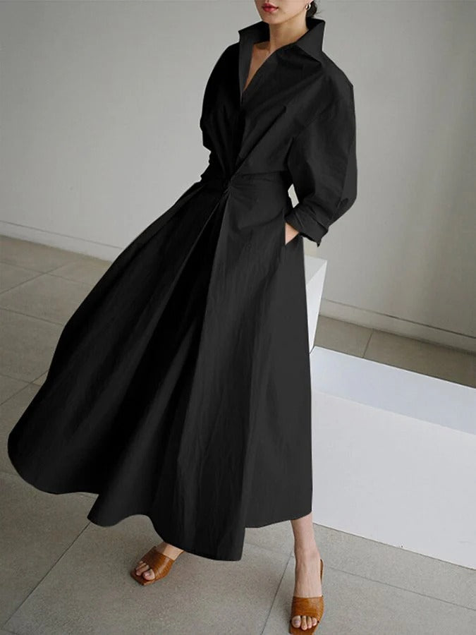 Rylie | Vintage Elegance Midi Dress for Women