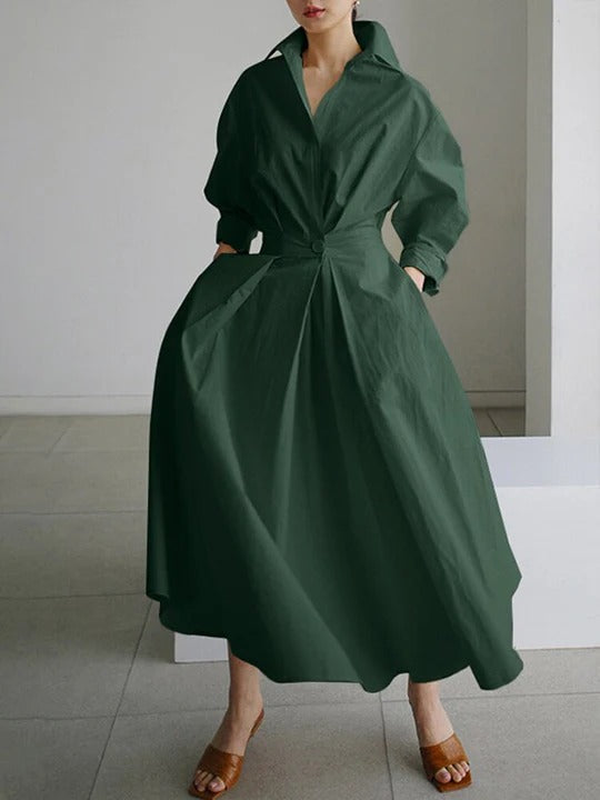 Rylie | Vintage Elegance Midi Dress for Women