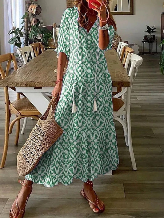 Tayla | Bohemian Flow Maxi Dress for Women